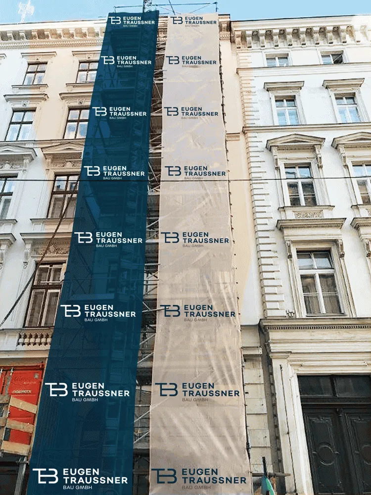 MeshFrei Service Baustellenwerbung Referenz 4